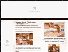 Tablet Screenshot of naturalstonefabrications.com